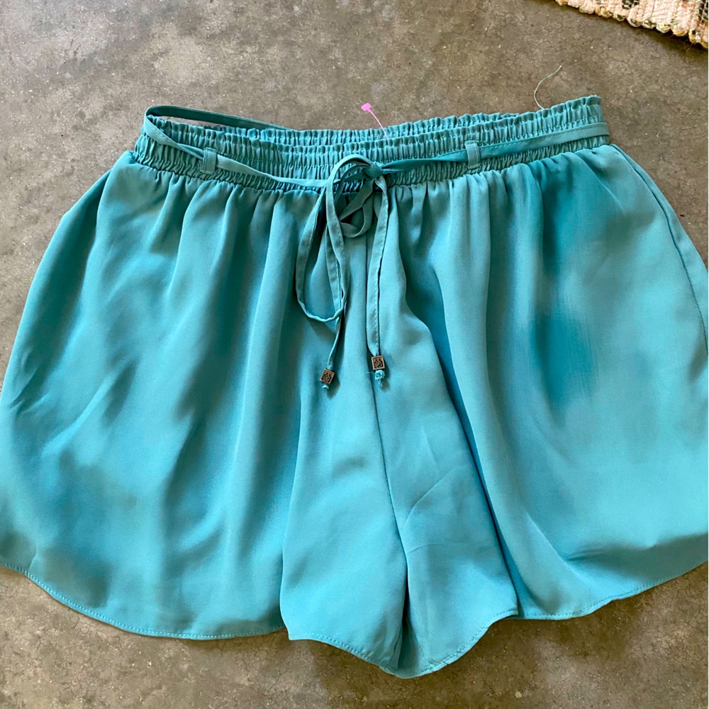 Blue Turquoise Butterfly Dress up or down Shorts